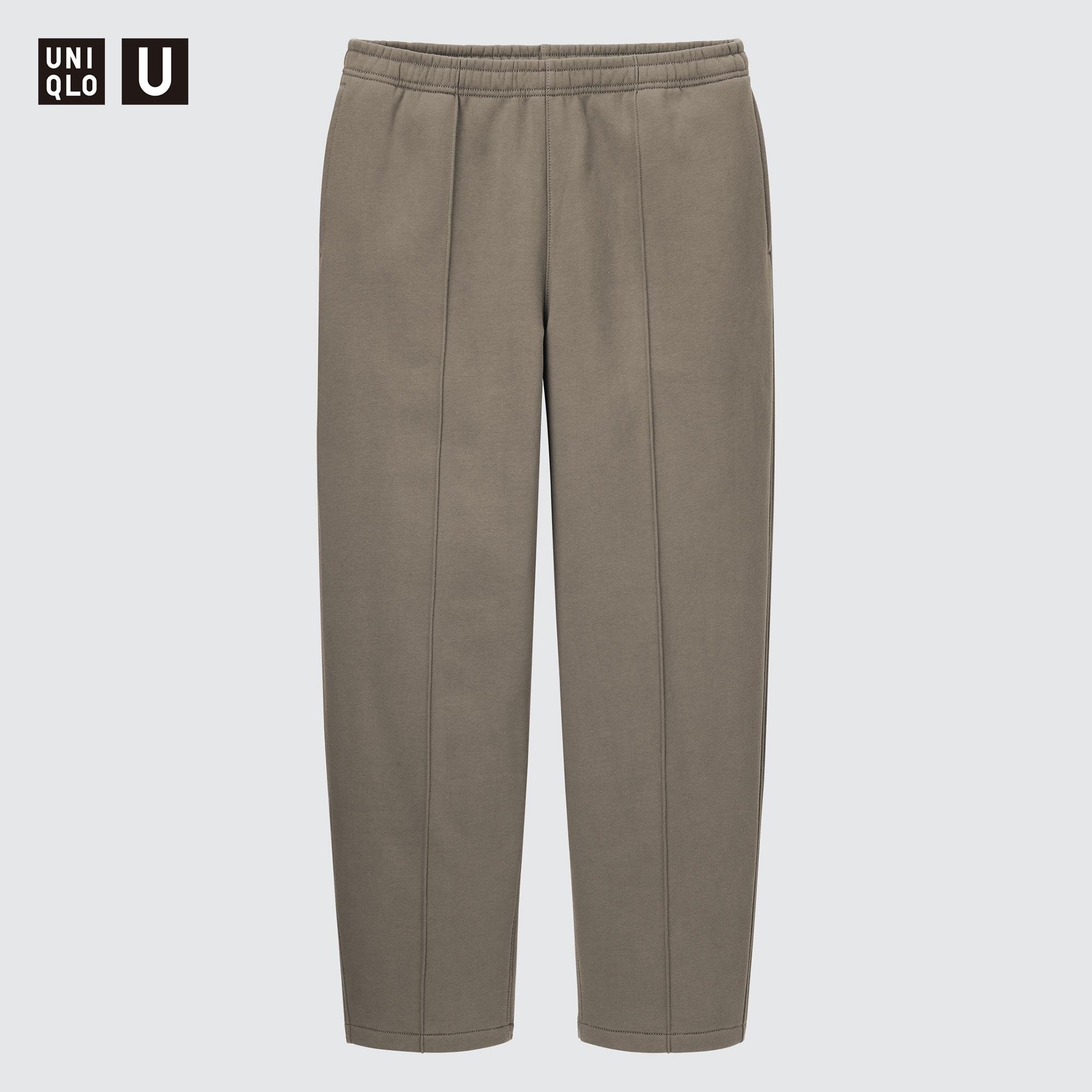 uniqlo u pile lined track trousers