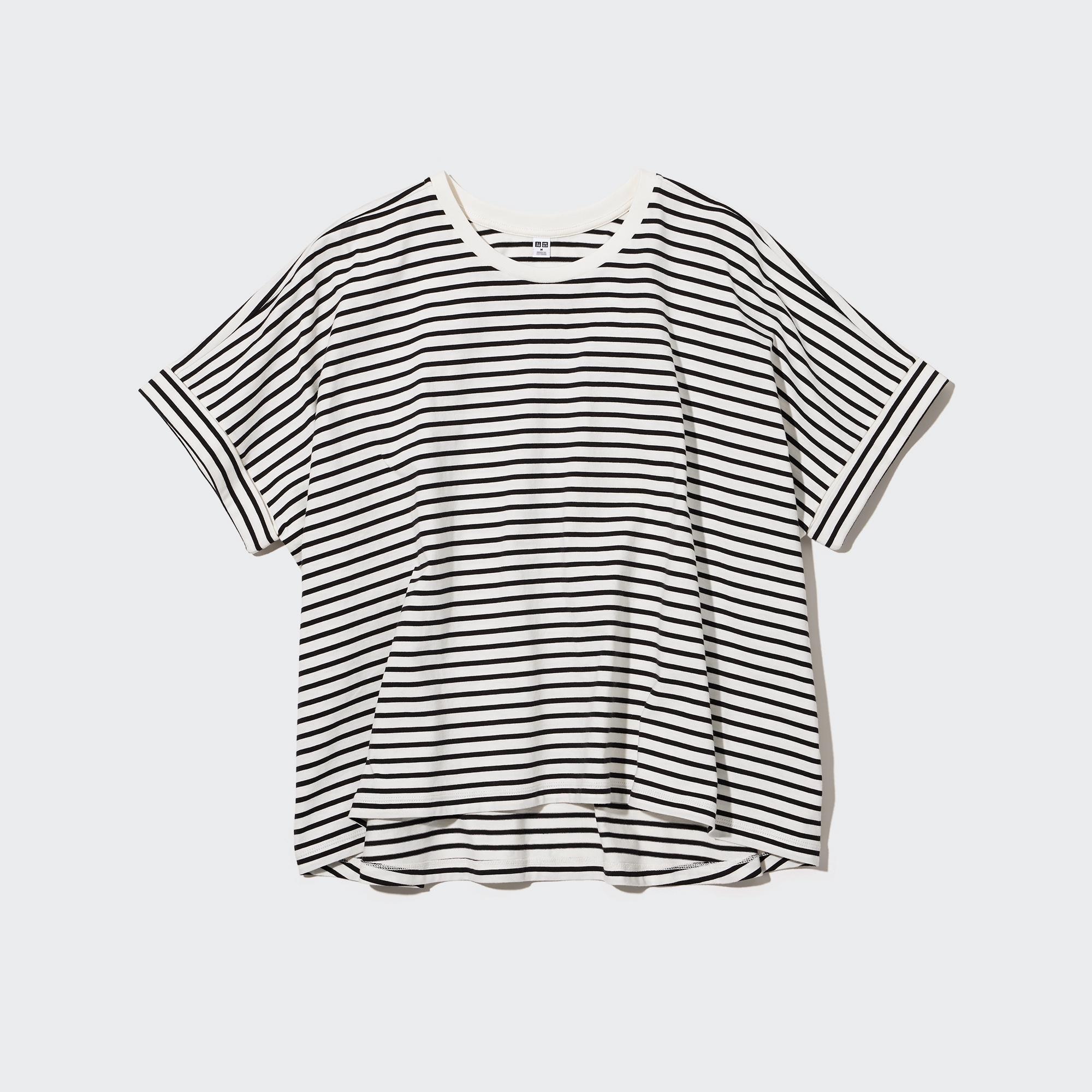 COTTON OVERSIZED STRIPED T-SHIRT