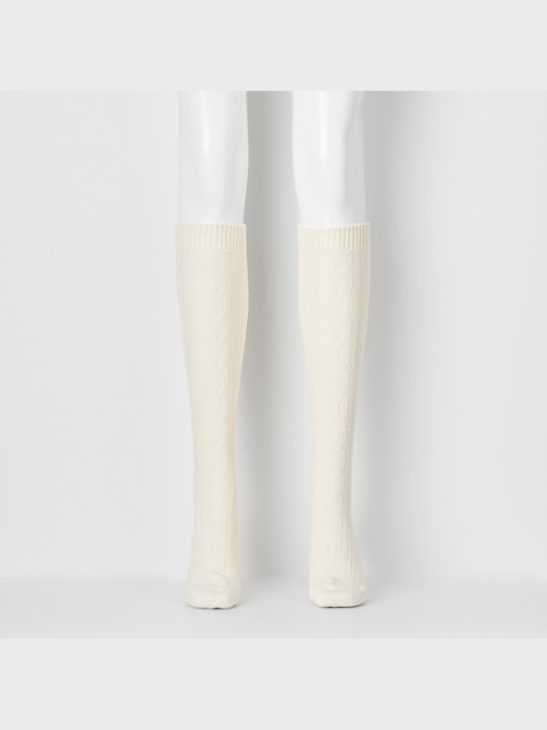 HEATTECH Knee High Socks 2 Pack (Cable)