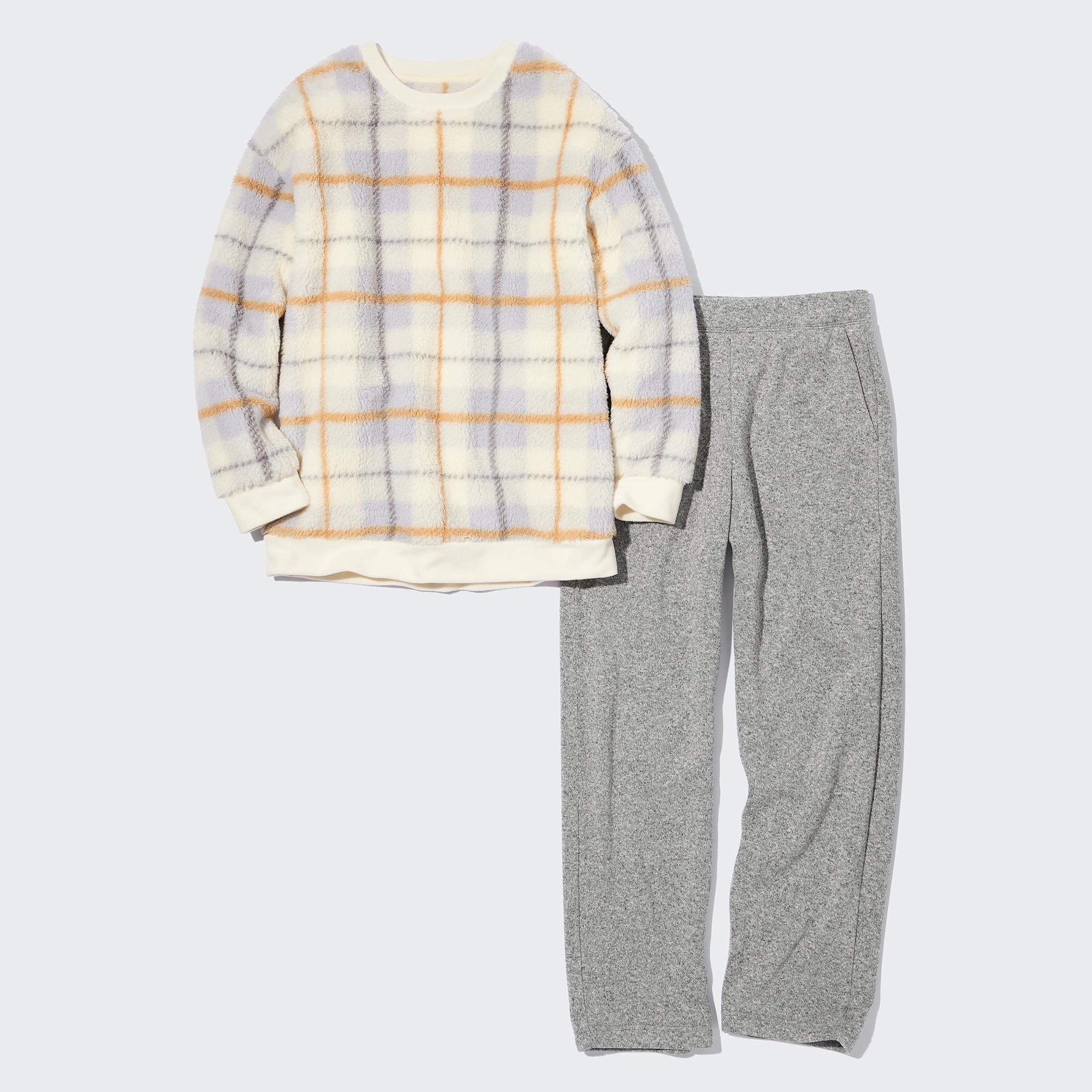 Uniqlo fleece lounge set new arrivals