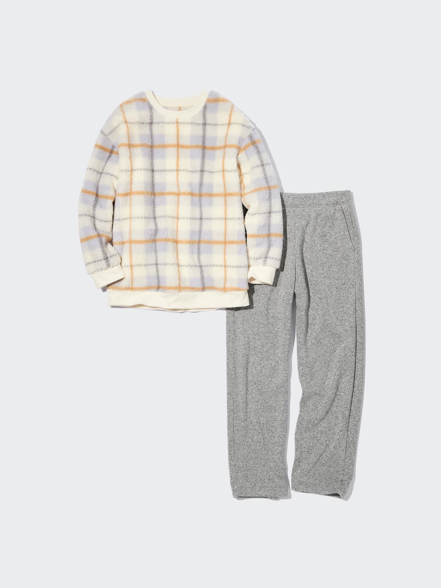 Uniqlo fleece lounge set sale