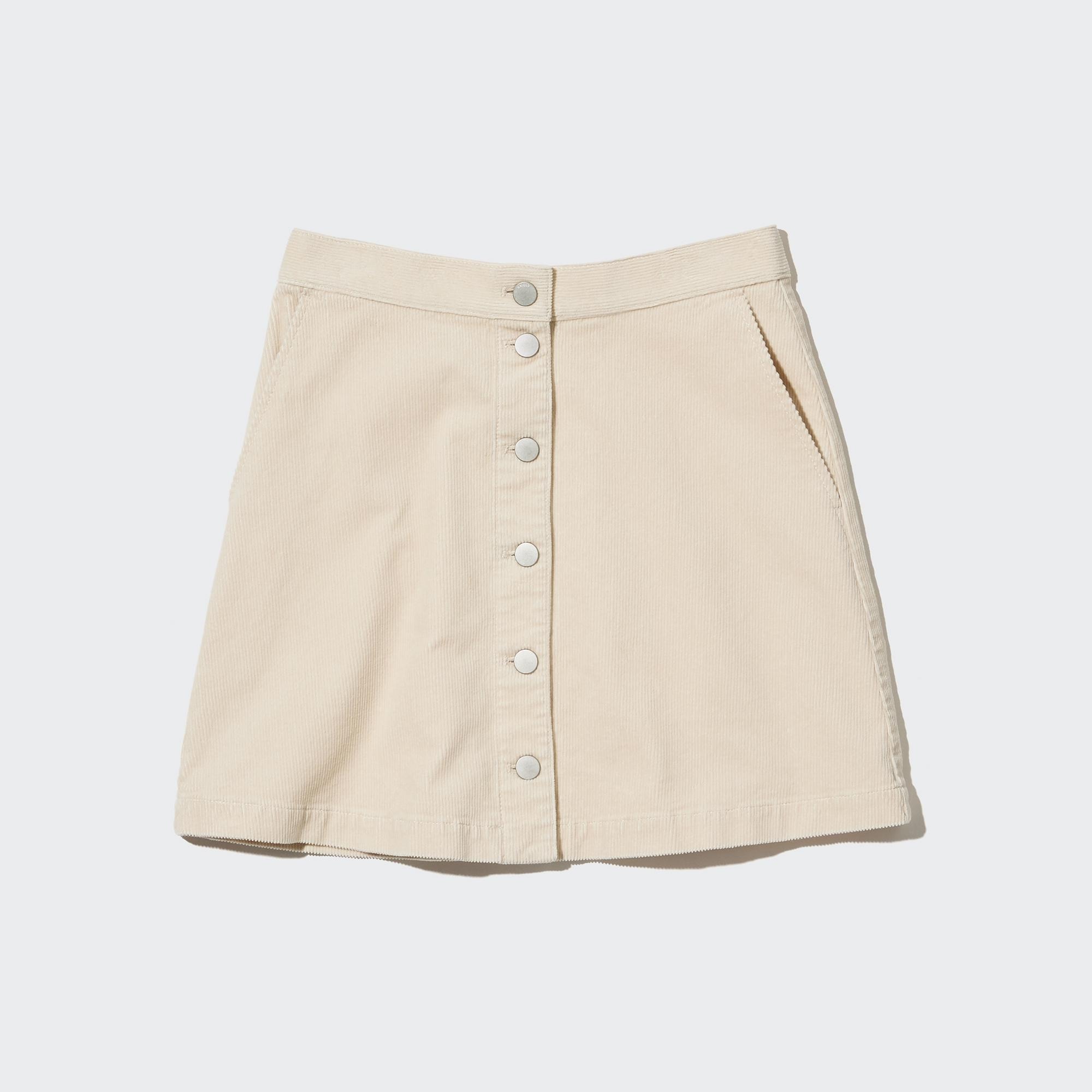 Corduroy skirt outlet uniqlo