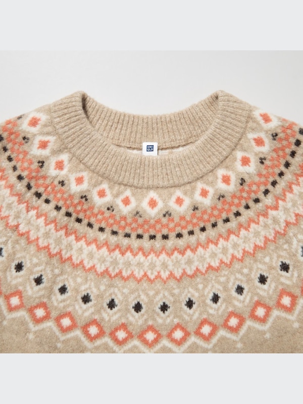 Souffle Yarn Sweater (Fair Isle)