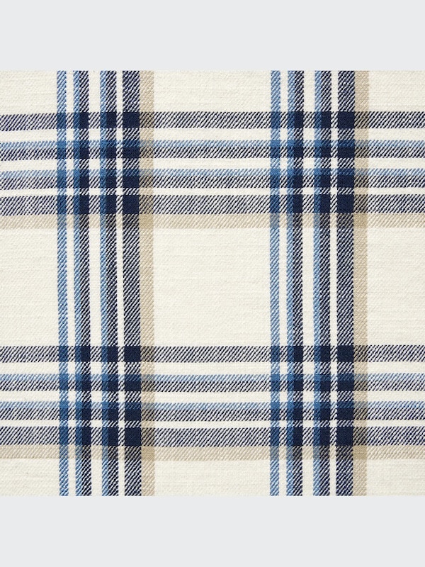 Slub Cotton Checked Long-Sleeve Shirt