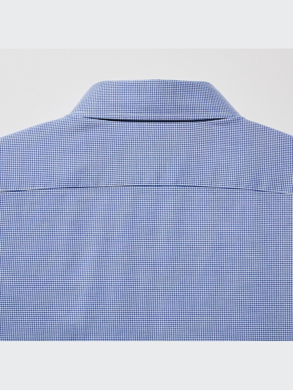 Easy Care Checked Stretch Slim-Fit Long-Sleeve Shirt