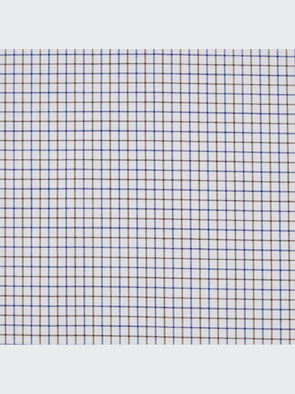 Easy Care Checked Stretch Slim-Fit Long-Sleeve Shirt