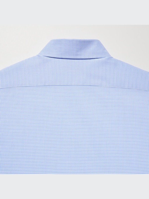 Easy Care Checked Stretch Slim-Fit Long-Sleeve Shirt