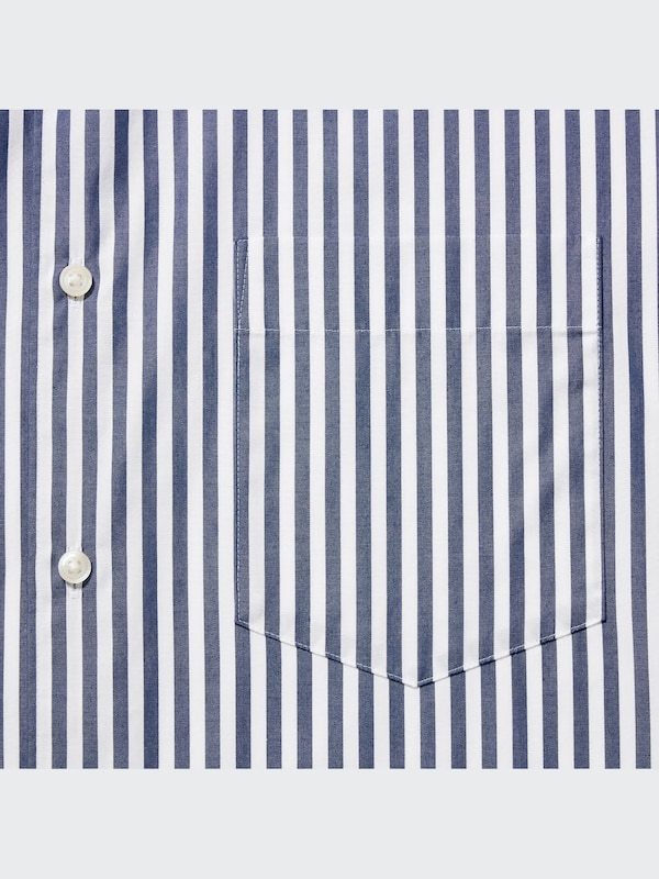 Extra Fine Cotton Broadcloth Striped Shirt