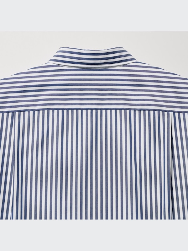 Extra Fine Cotton Broadcloth Striped Shirt