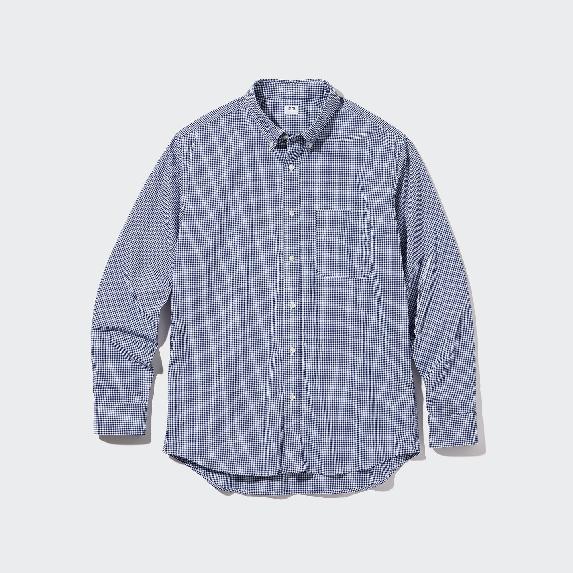 Extra Fine Cotton Broadcloth Checked Shirt | UNIQLO US