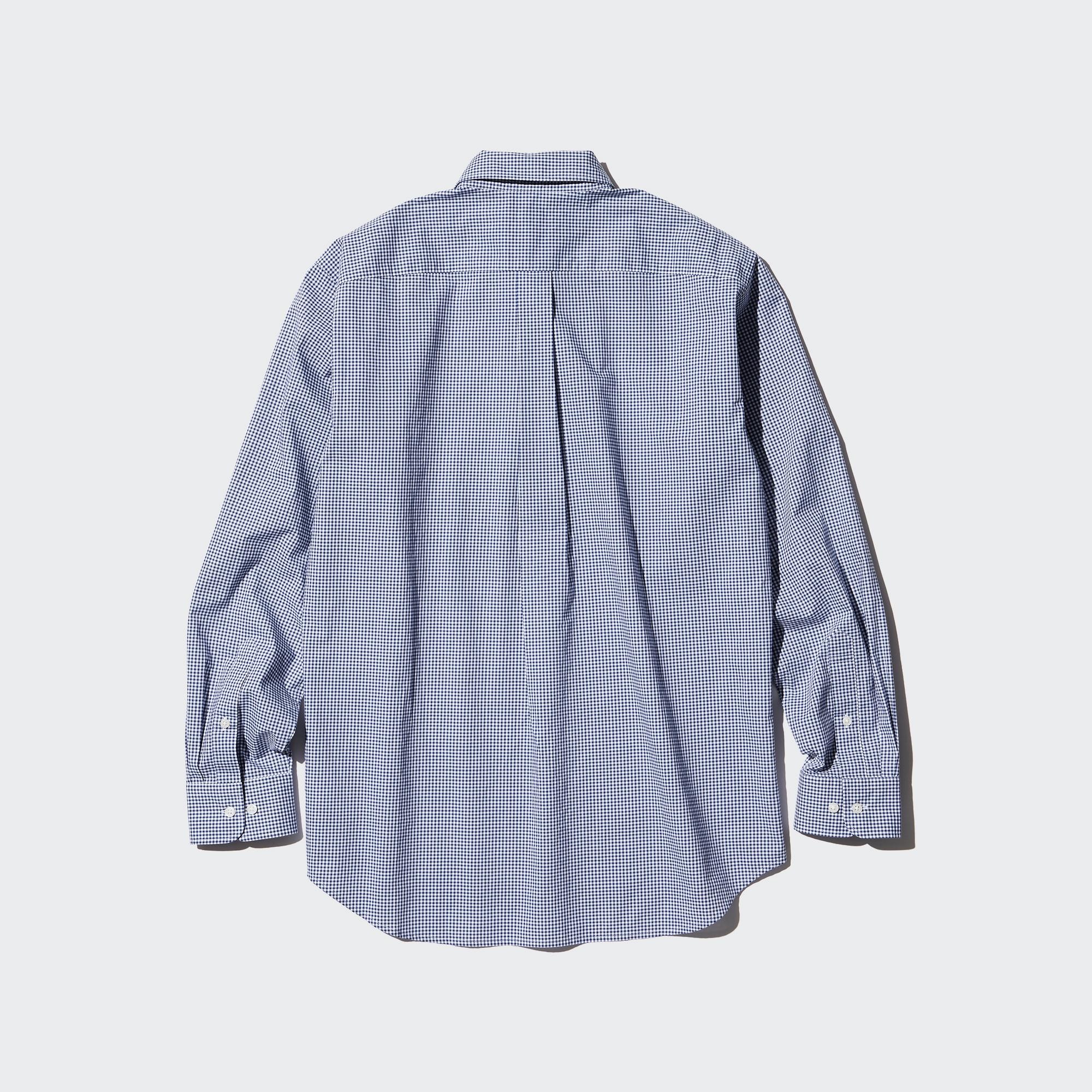 EXTRA FINE COTTON BROADCLOTH SHIRT BUTTONED DOWN COLLAR