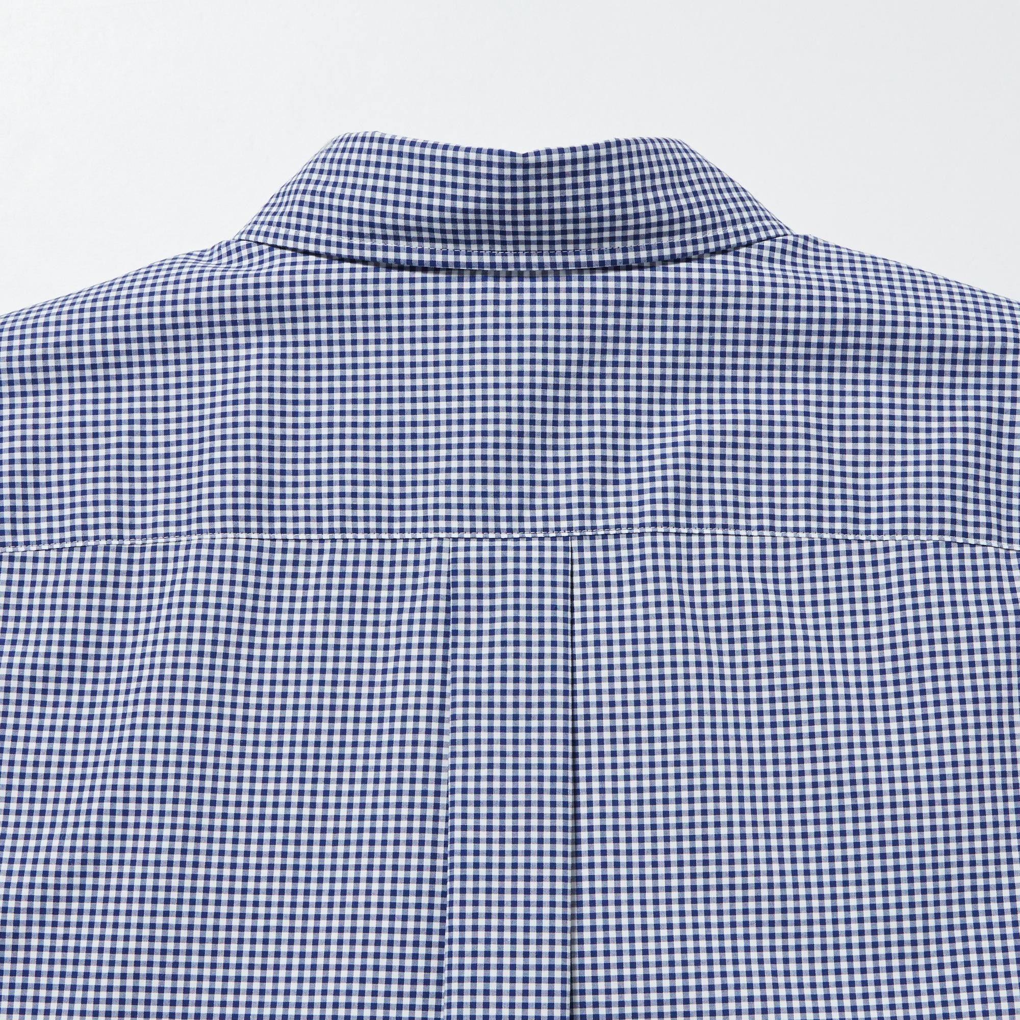 Extra Fine Cotton Broadcloth Checked Shirt | UNIQLO US