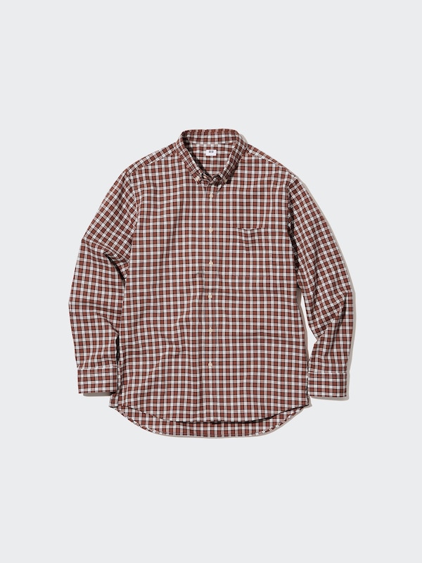 Extra Fine Cotton Broadcloth Checked Shirt