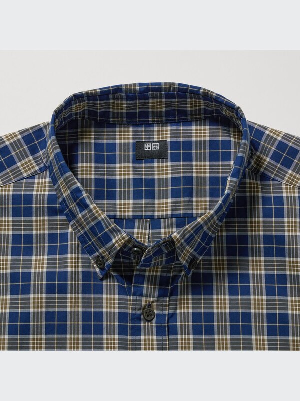 Extra Fine Cotton Broadcloth Checked Shirt