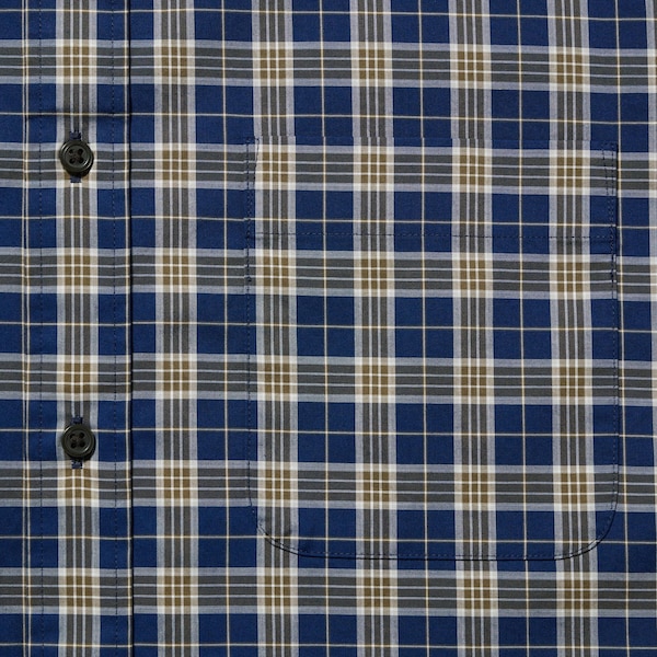 Extra Fine Cotton Broadcloth Checked Shirt | UNIQLO US