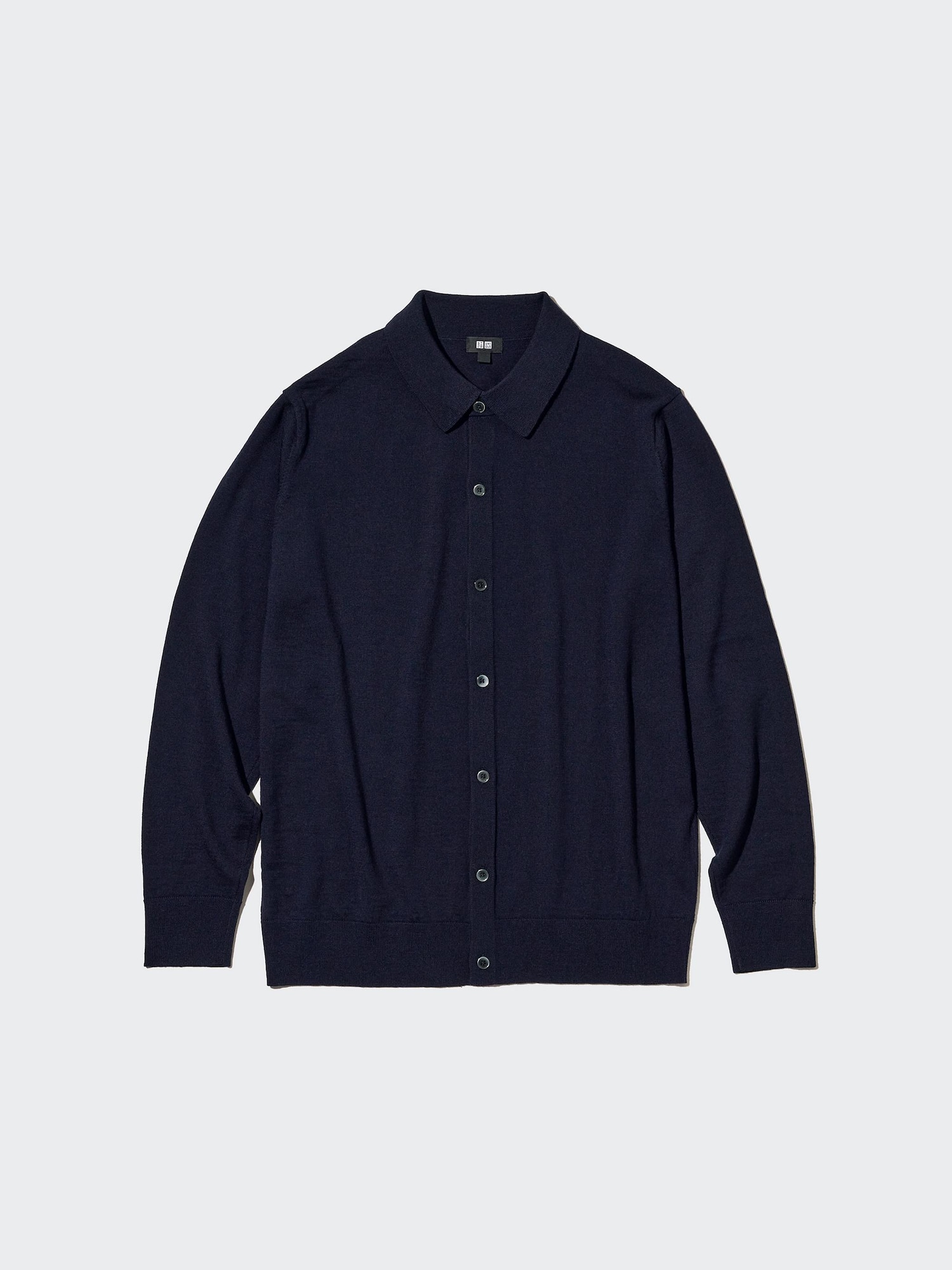 Extra Fine Merino Shirt Collar Cardigan | UNIQLO US