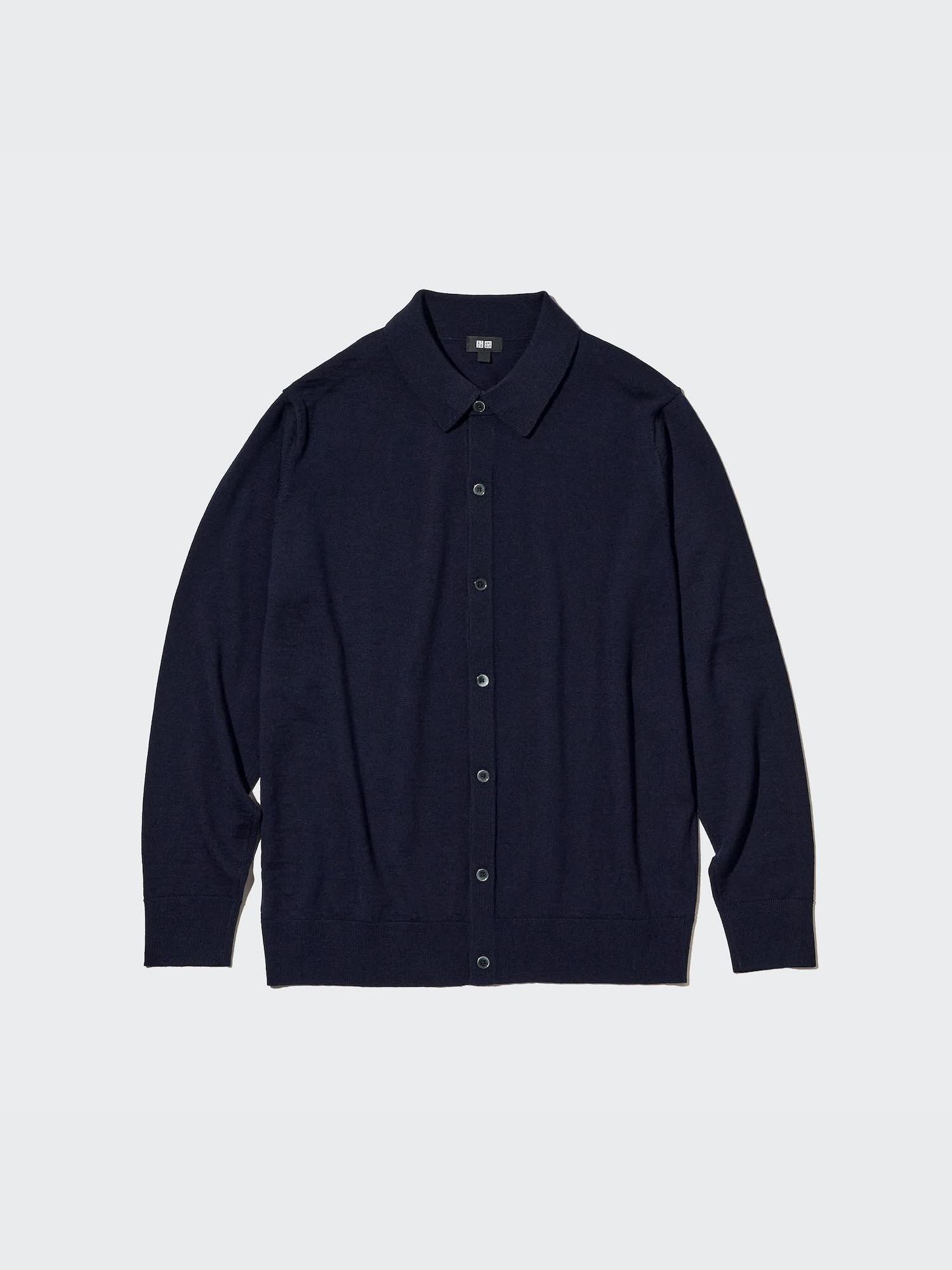 【MODERNIF】Uni Collar Knit Cardigan eames-cotton-wool-button-