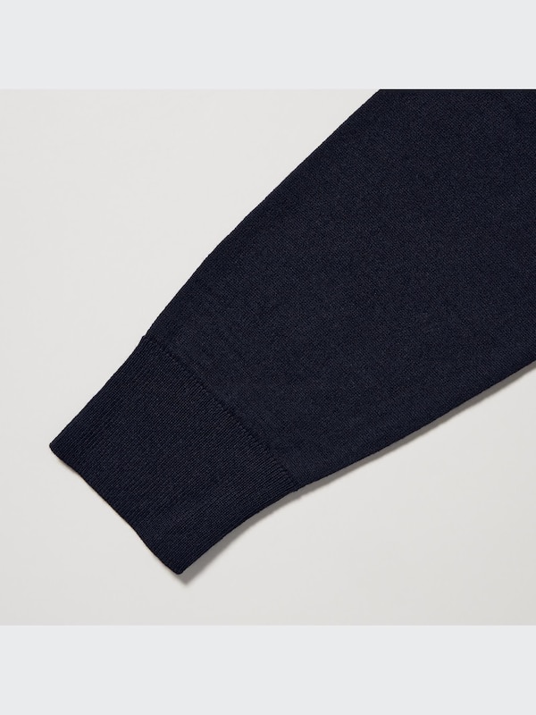 Extra Fine Merino Shirt Collar Cardigan