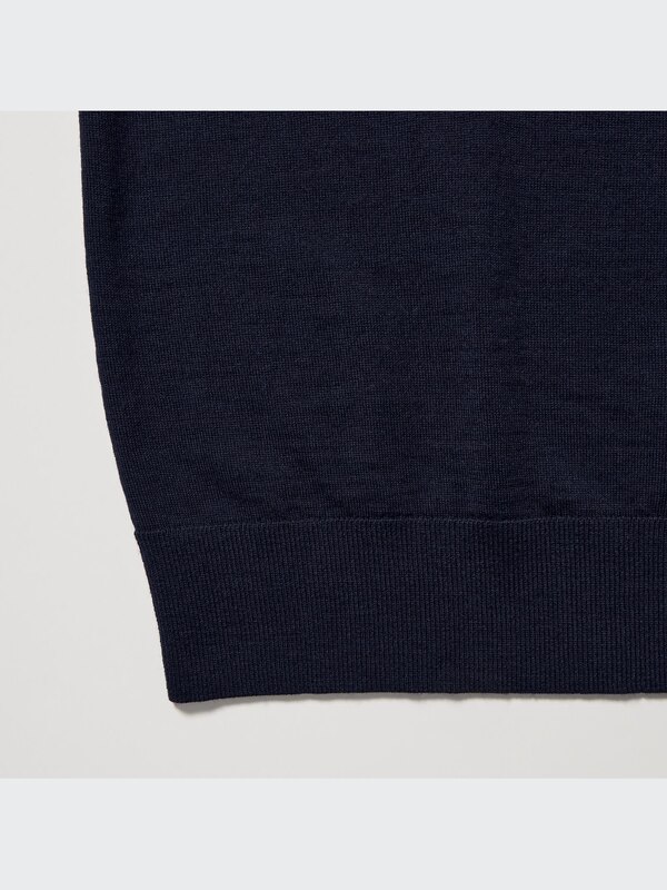 Extra Fine Merino Shirt Collar Cardigan