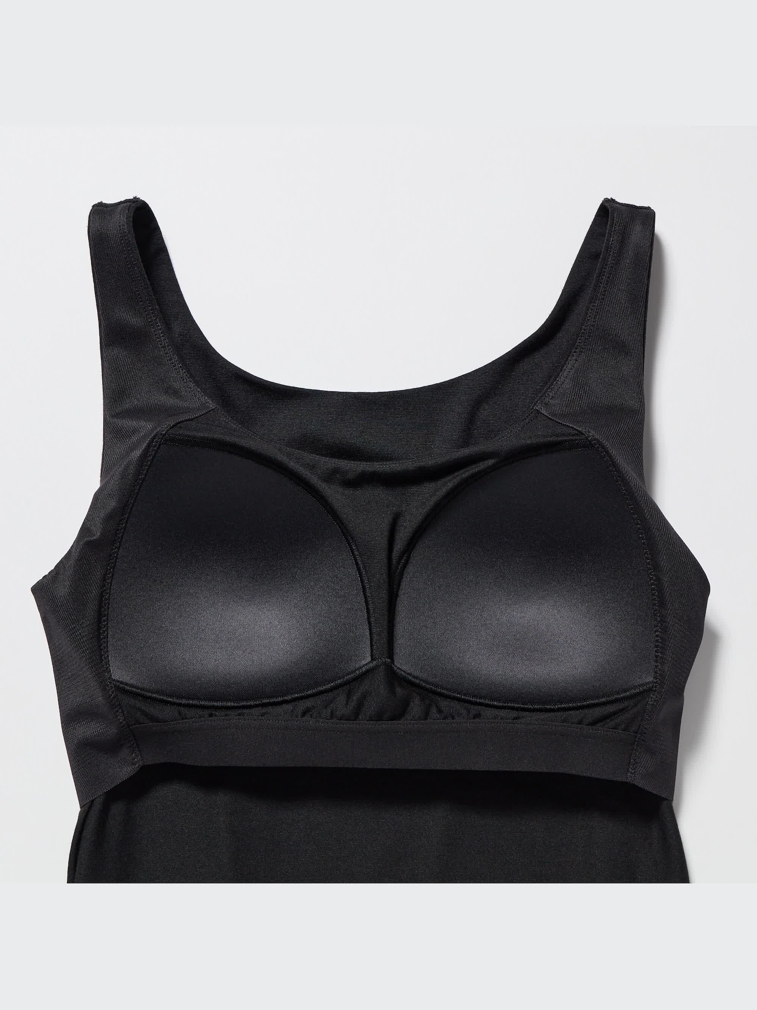 HHUQ Workout Tops for Women,Longline Padded Medium Support