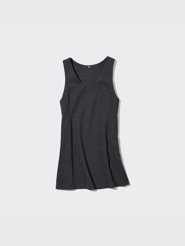 Brushed Jersey U Neck Jumper Skirt