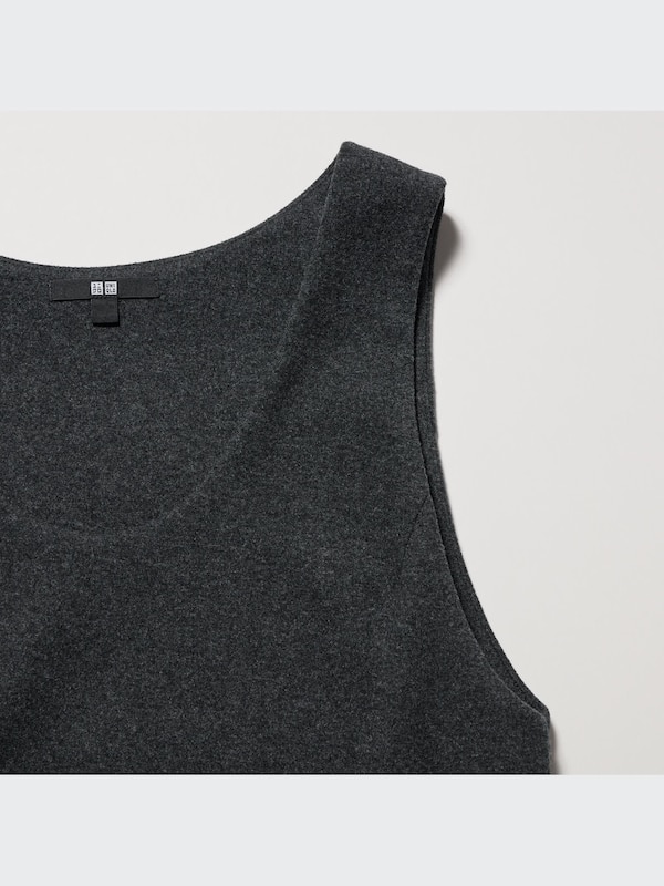 Brushed Jersey U Neck Jumper Skirt