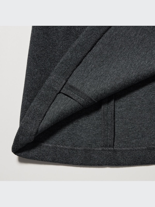 Brushed Jersey U Neck Jumper Skirt