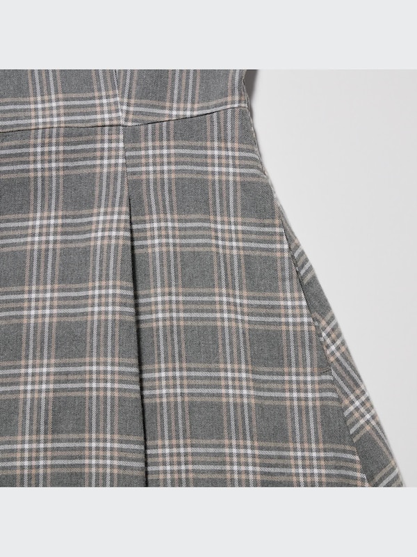 Soft Flannel Long-Sleeve Flare Dress