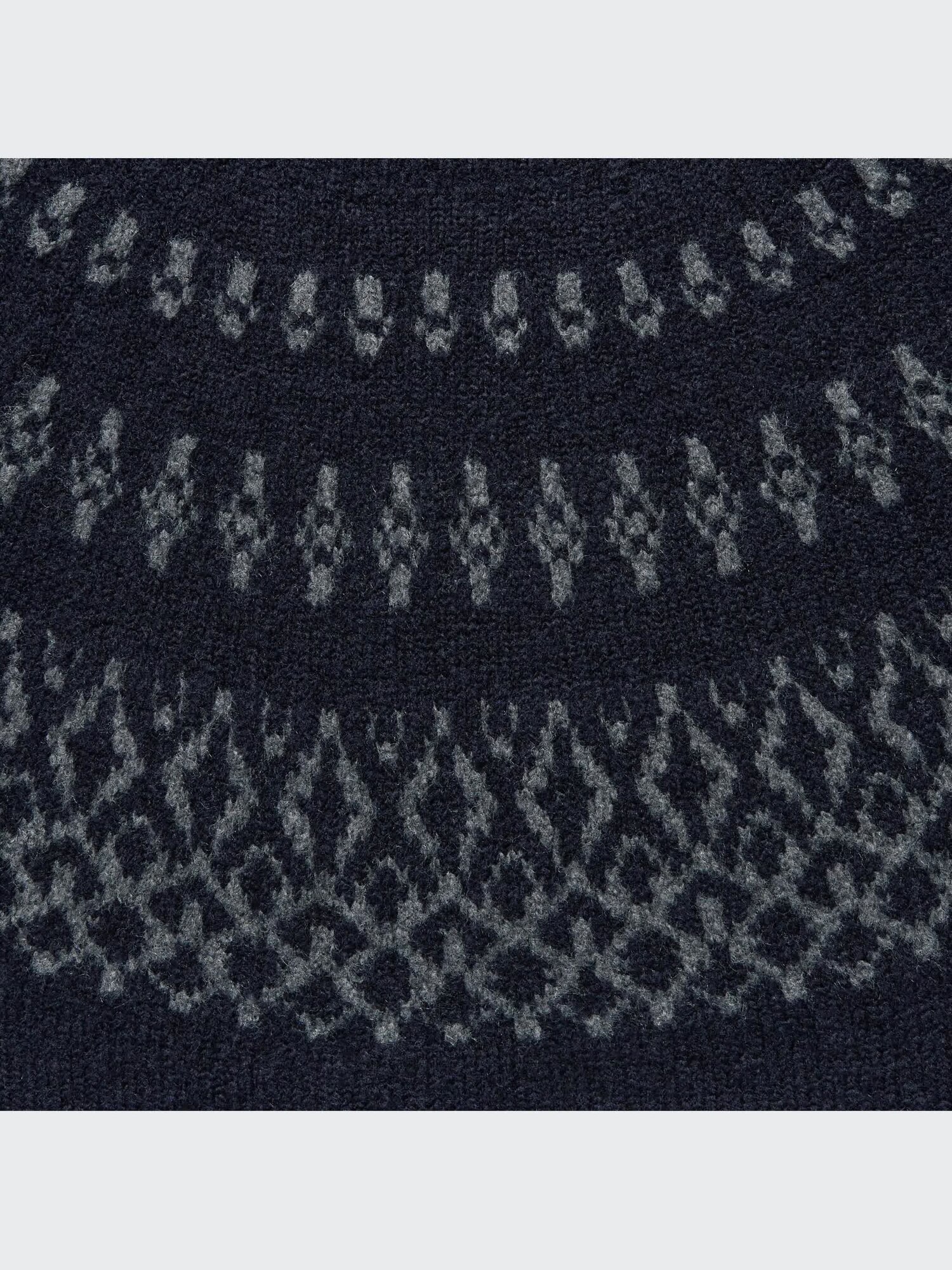 【新品未使用限定値下】Heart Fair Isle Knit Pullover Snowflake Zip-Neck Aran Sweater, Zip Neck Aran Sweater