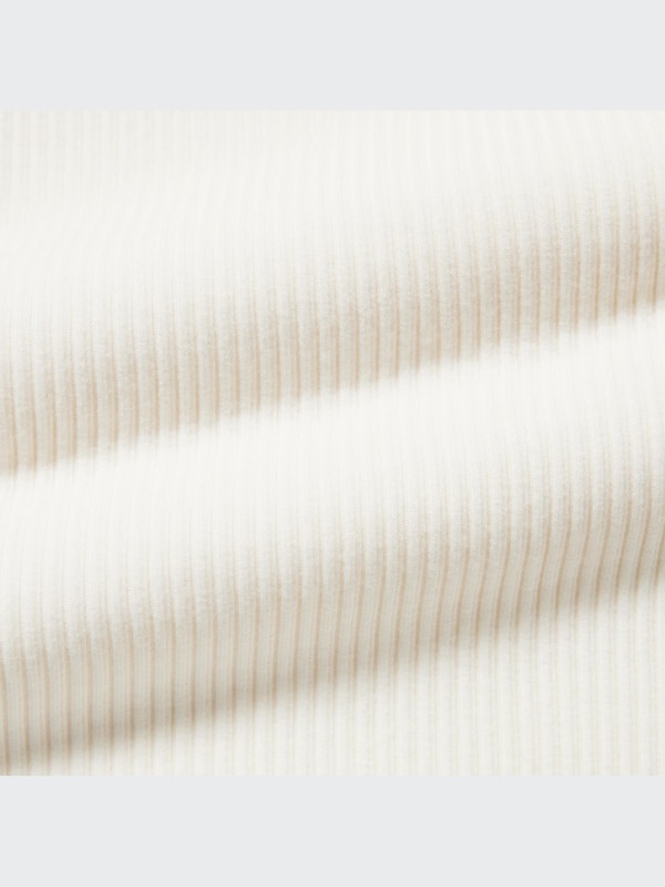 RIBBED HIGH NECK T-SHIRT