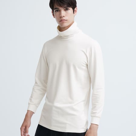 HEATTECH Extra Warm Cotton Turtleneck Long Sleeved Thermal Top