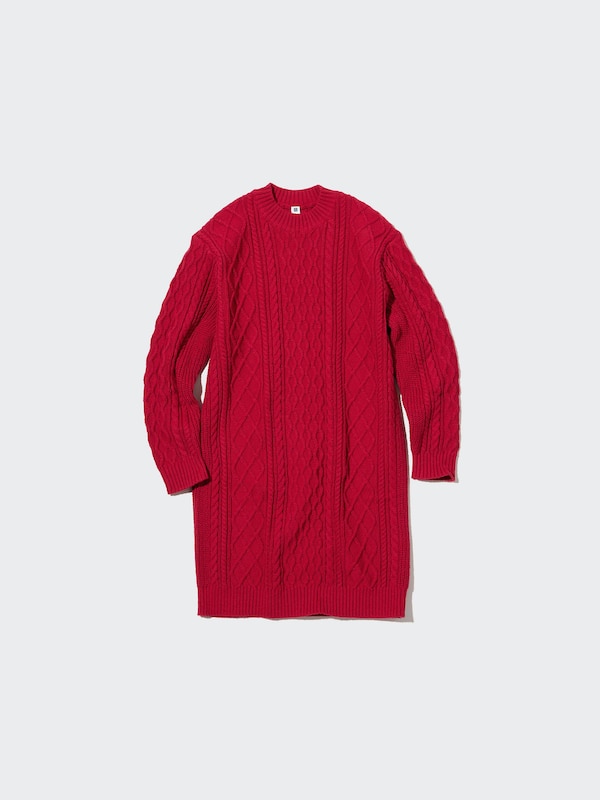 CABLE KNIT DRESS