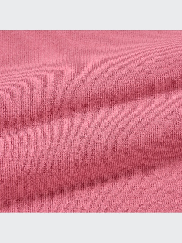 HEATTECH Seamless Ribbed Crew Neck Long-Sleeve T-Shirt (Extra Warm)