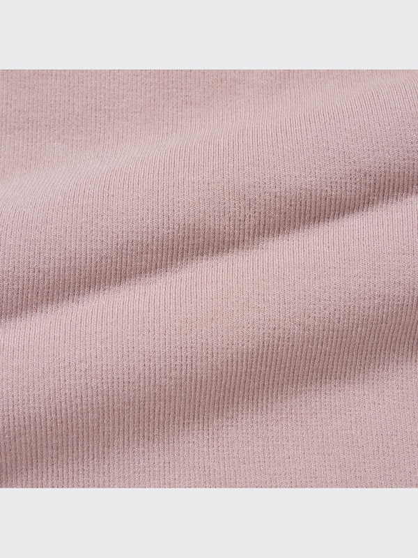 HEATTECH Seamless Ribbed Crew Neck Long-Sleeve T-Shirt (Extra Warm)