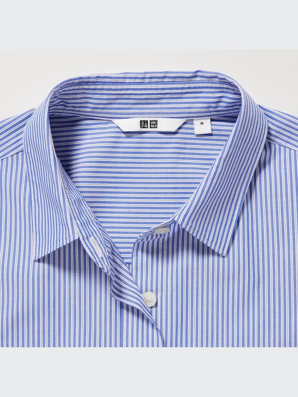 CHEMISE À RAYURES EN COTON