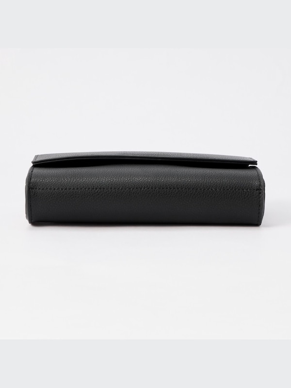 FAUX LEATHER MINI FLAP SHOULDER BAG