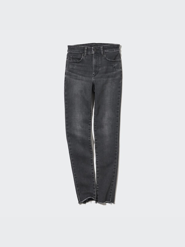 Distressed Ultra Stretch Skinny High-Rise Jeans