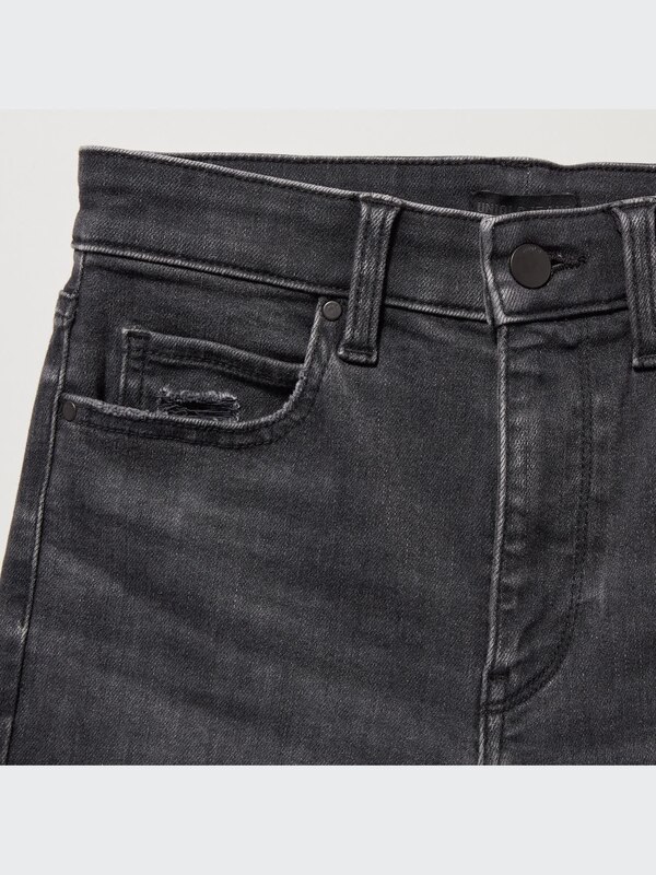 Distressed Ultra Stretch Skinny High-Rise Jeans