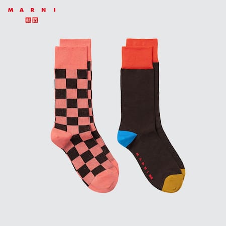 Marni HEATTECH Checked Socks (Two Pairs)