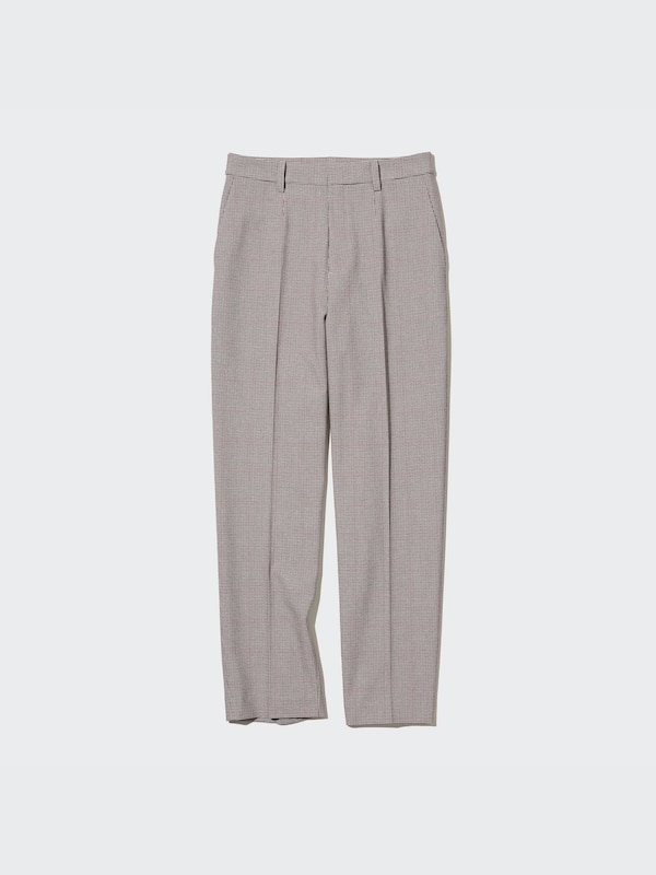 SMART ANKLE PANTS CHECKED