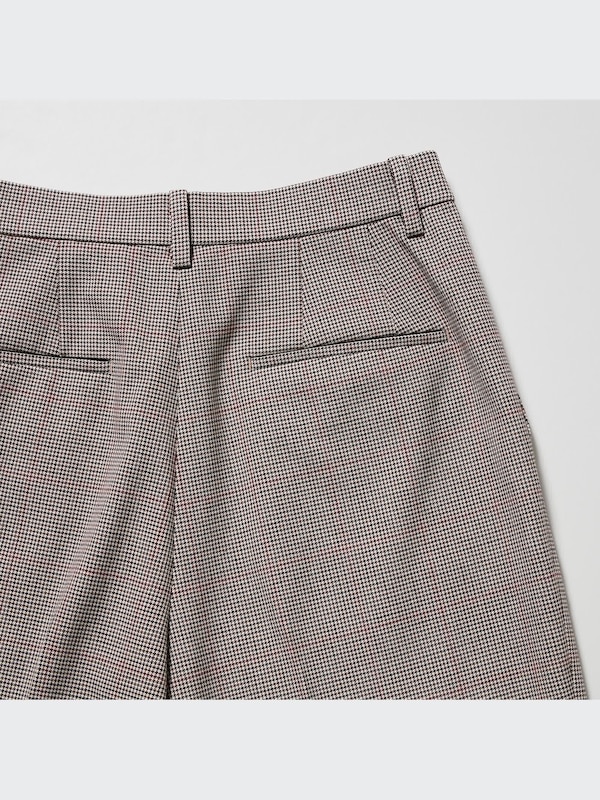 SMART ANKLE PANTS CHECKED