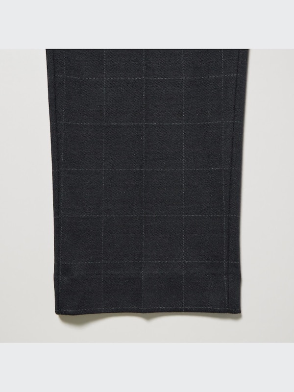 Smart Ankle Pants 2-Way Stretch | Windowpane | Tall