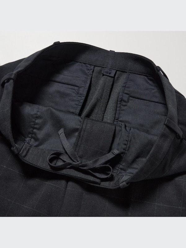 Smart Ankle Pants 2-Way Stretch | Windowpane | Tall