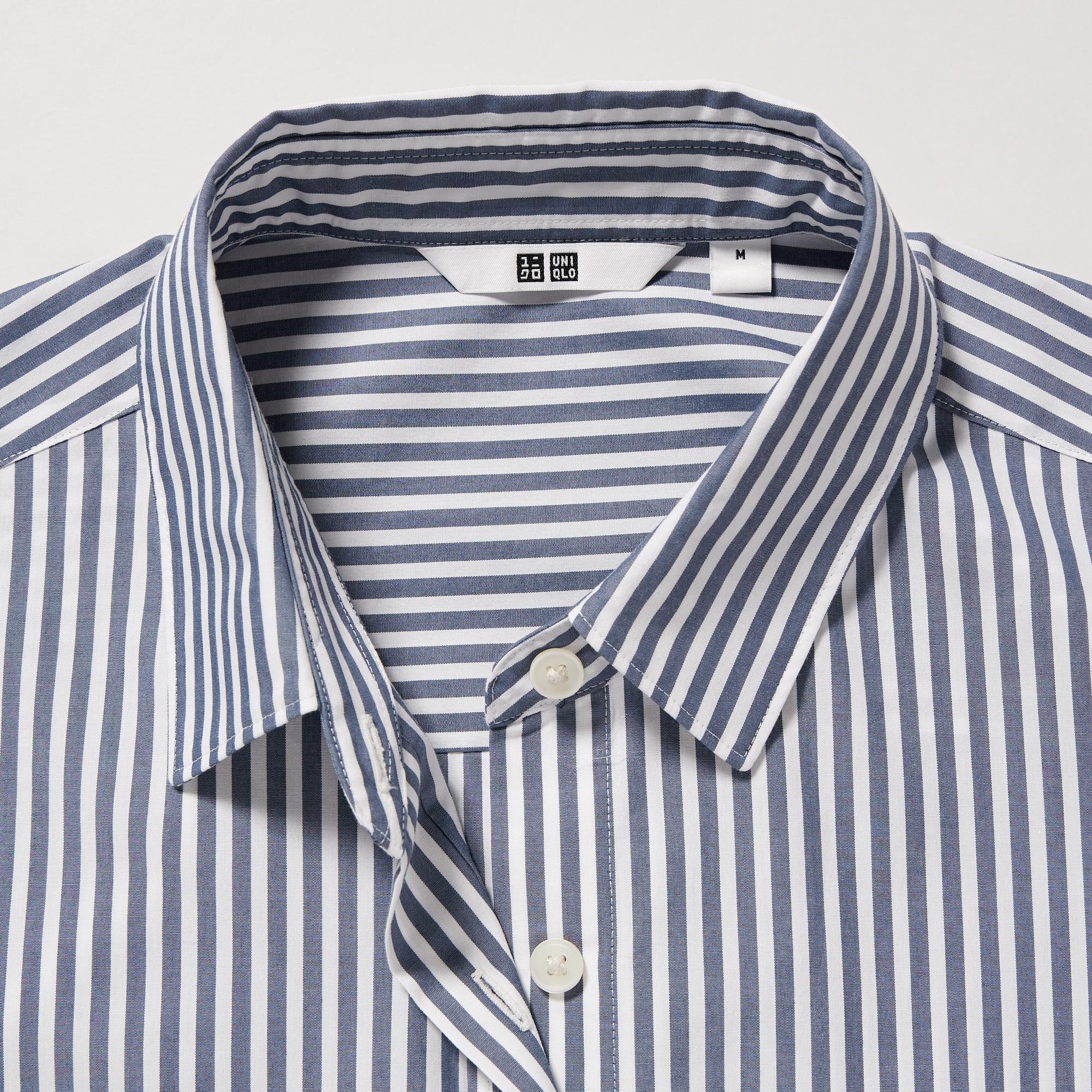 Cotton Striped Shirt | UNIQLO UK