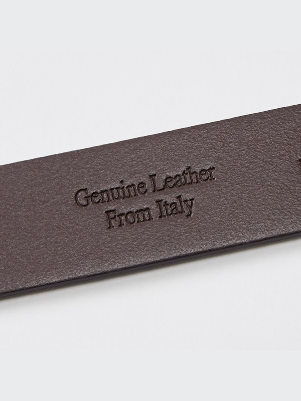 Italian Leather Suede Belt
