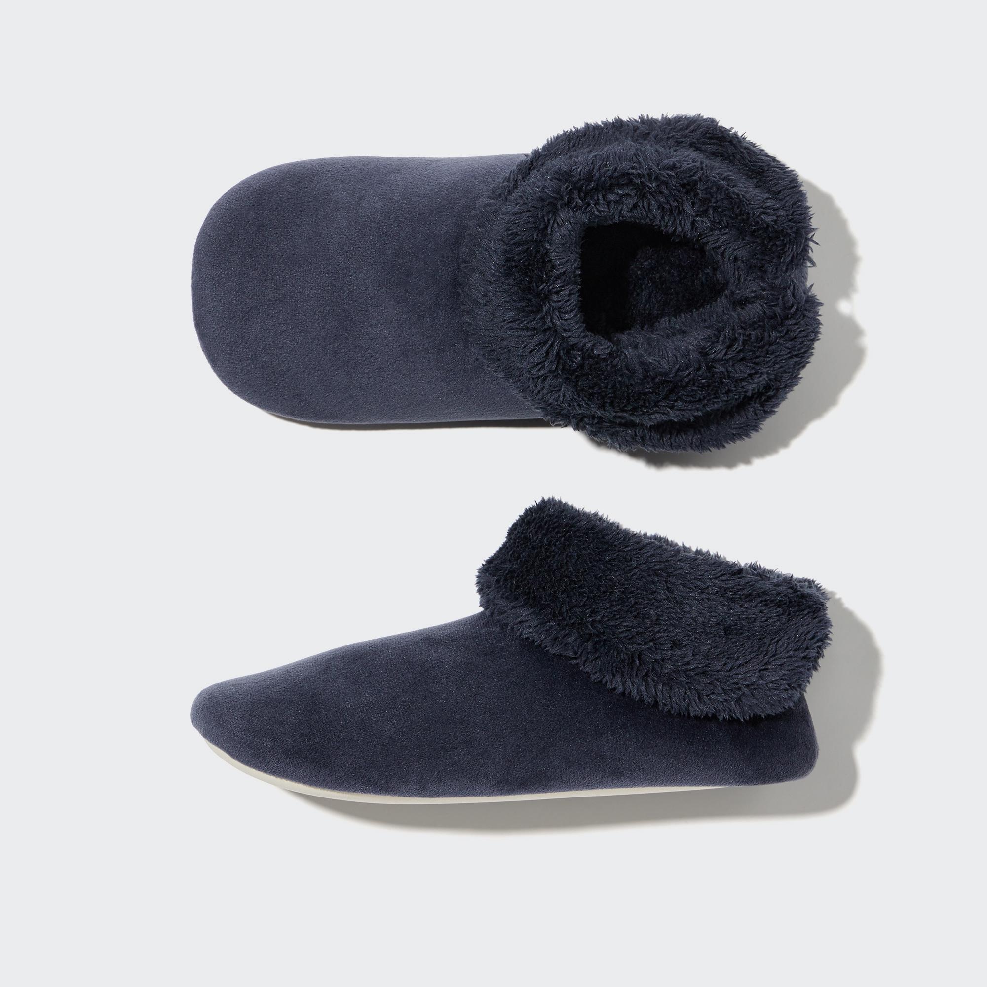 uniqlo fluffy fleece slippers