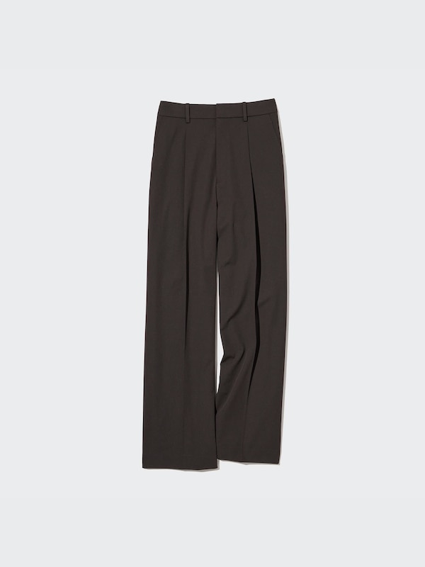 Wide-Fit Pleated Pants (Tall)