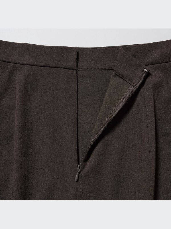 Side Pleated Narrow Skirt (Short)