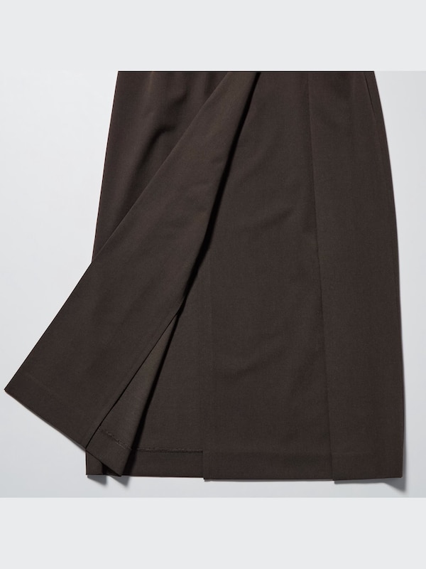 Side Pleated Narrow Skirt (Short)