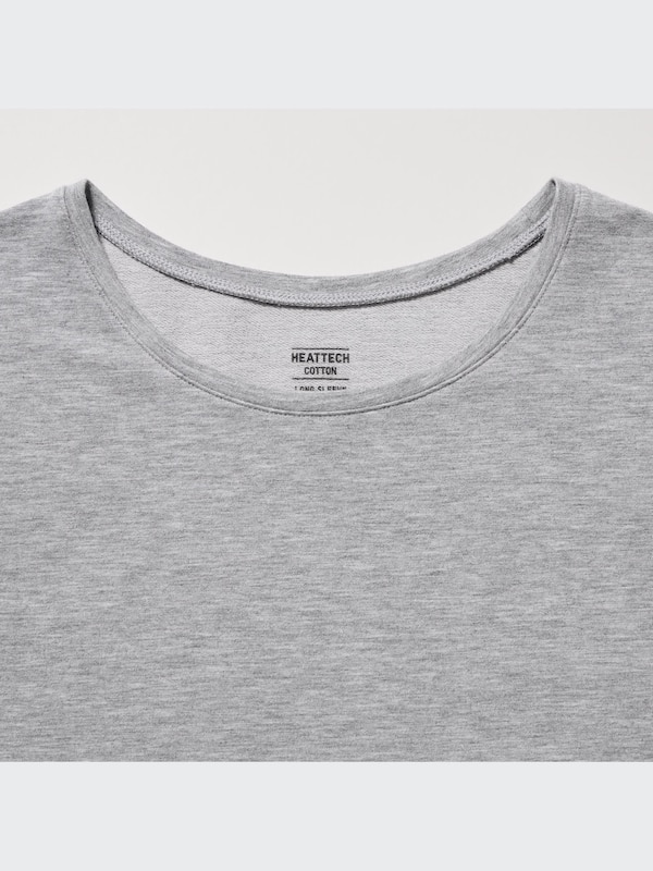HEATTECH Cotton Crew Neck Long-Sleeve T-Shirt (Extra Warm)